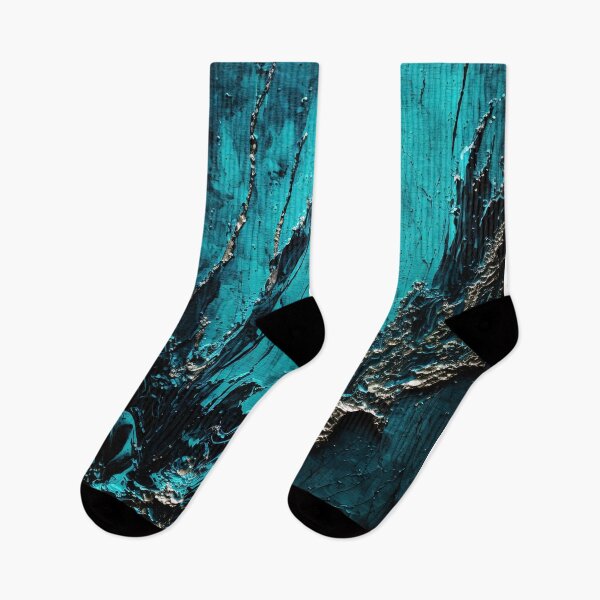 Item preview, Black and turquoise tar liquid drop into the water designed and sold by Michael Bollin.