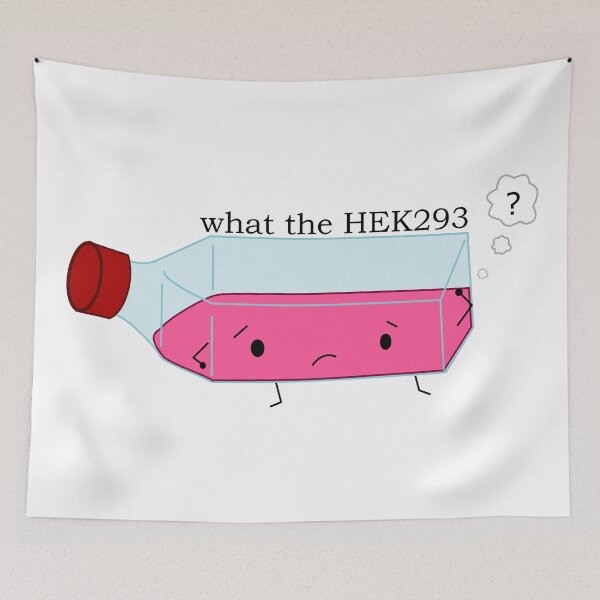Item preview, Confused Cell Line: what the hek(293) designed and sold by chrispy doodles.