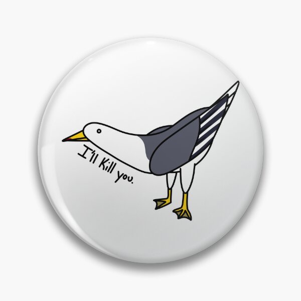 Item preview, Threatening Seagull designed and sold by MadebyAeo.