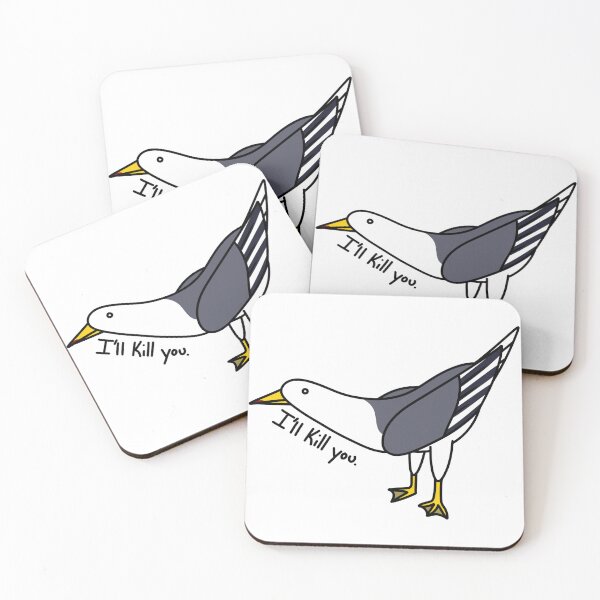 Item preview, Threatening Seagull designed and sold by MadebyAeo.