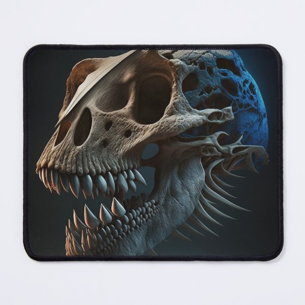 Item preview, Alien Dino Skull, Poster designed and sold by SkullandKitten.