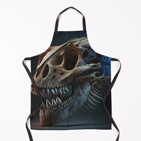 Item preview, Alien Dino Skull, Poster designed and sold by SkullandKitten.