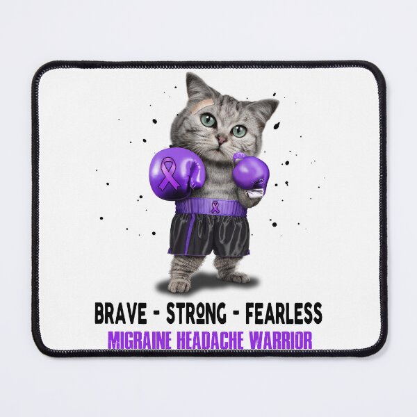 Item preview, Migraine Headache Warrior - BRAVE STRONG FEARLESS designed and sold by Berriosly.