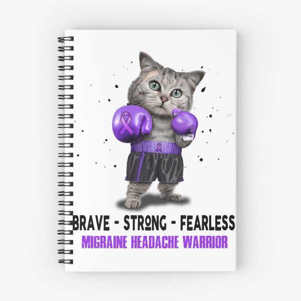 Item preview, Migraine Headache Warrior - BRAVE STRONG FEARLESS designed and sold by Berriosly.