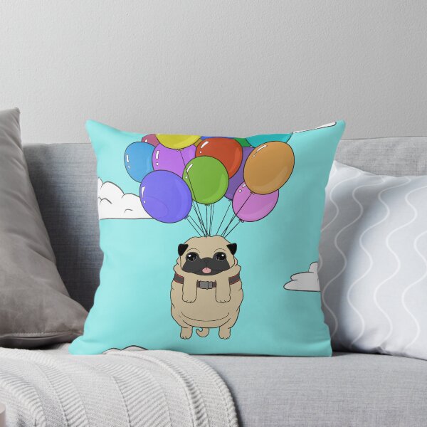 Item preview, Pug in the Sky (no bg color) designed and sold by GraphicBubbleMA.