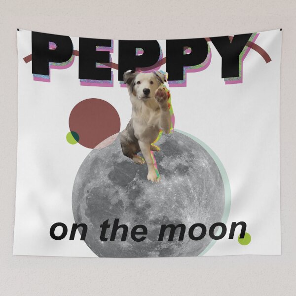 Item preview, Peppy on the Moon designed and sold by Alpinkall.