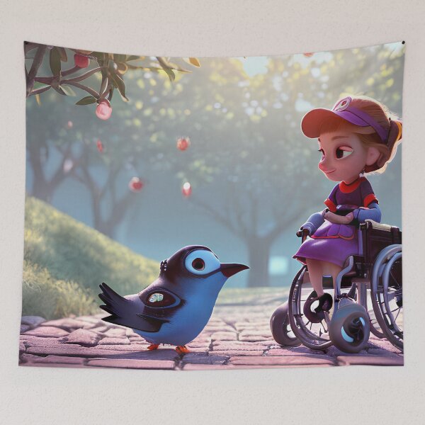 Item preview, Sophie saves a bird with a broken wing! designed and sold by BabyShmoopies.
