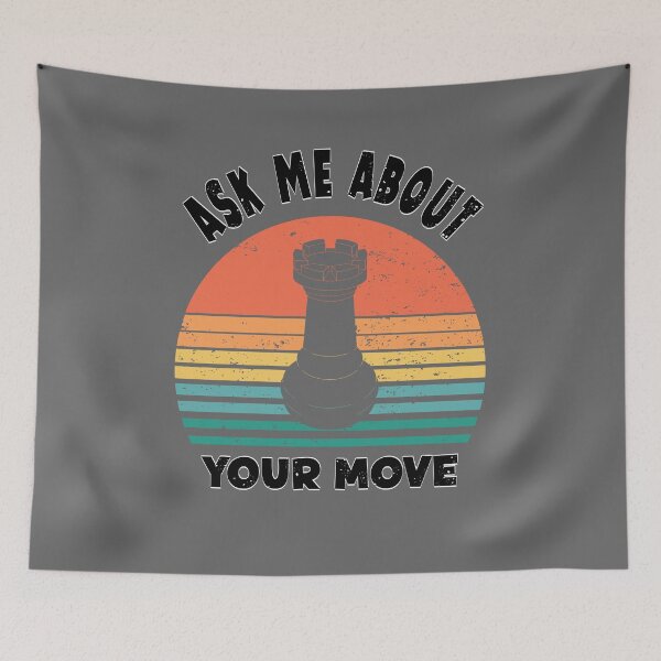 Item preview, Funny chess quote retro sunset shirt designed and sold by TipTopTapo.