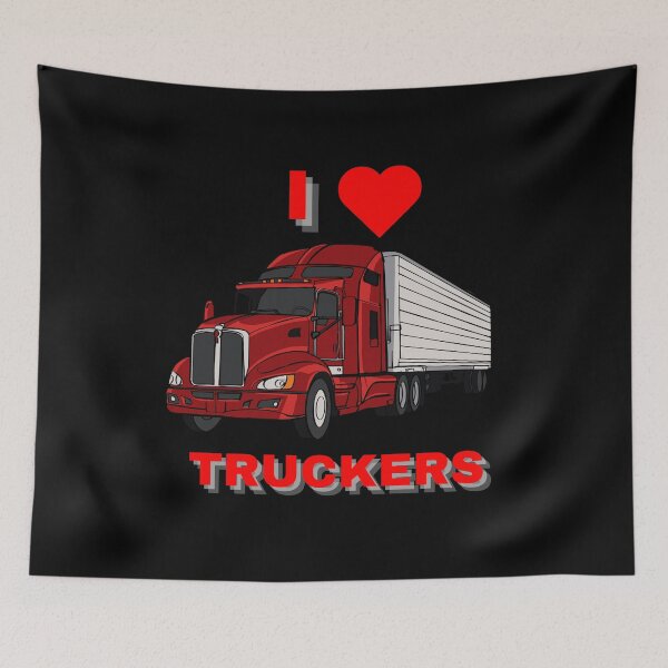 Item preview, I LOVE TRUCKERS designed and sold by Bart-Designs.