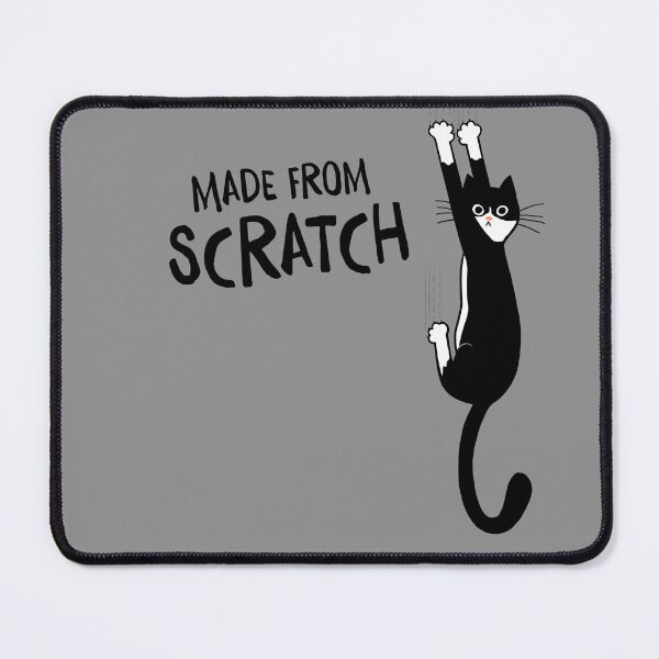 Item preview, Made From Scratch Tuxedo Cat Hanging On Funny Black and White Cat designed and sold by Jenn Inashvili.