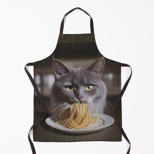 Item preview, Cat Eating Spaghetti. Cats-Moms 2.0 Space cat designed and sold by Olga Nagornaya.
