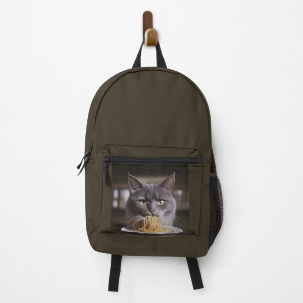 Item preview, Cat Eating Spaghetti. Cats-Moms 2.0 Space cat designed and sold by Olga Nagornaya.