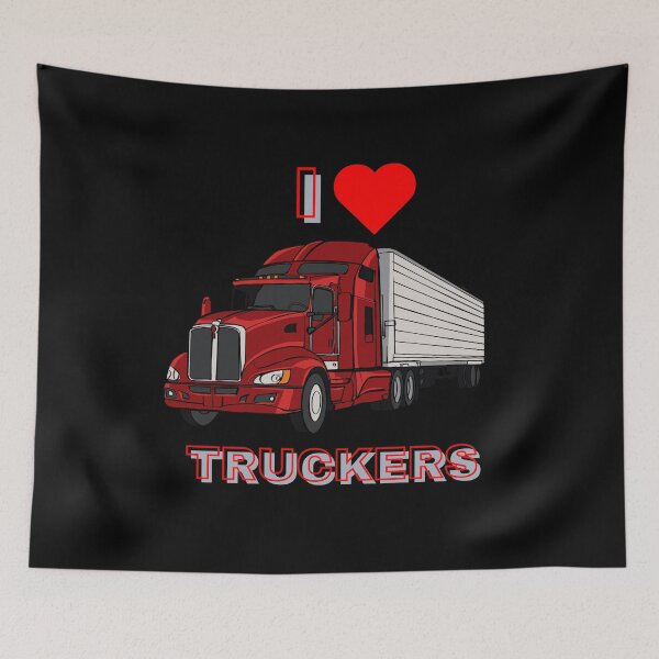 Item preview,  I LOVE TRUCKERS designed and sold by Bart-Designs.