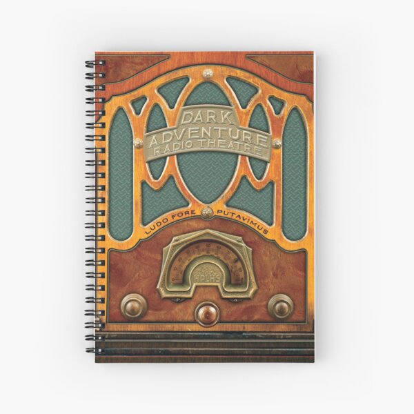 Dark Adventure Radio Theatre® cabinet Spiral Notebook
