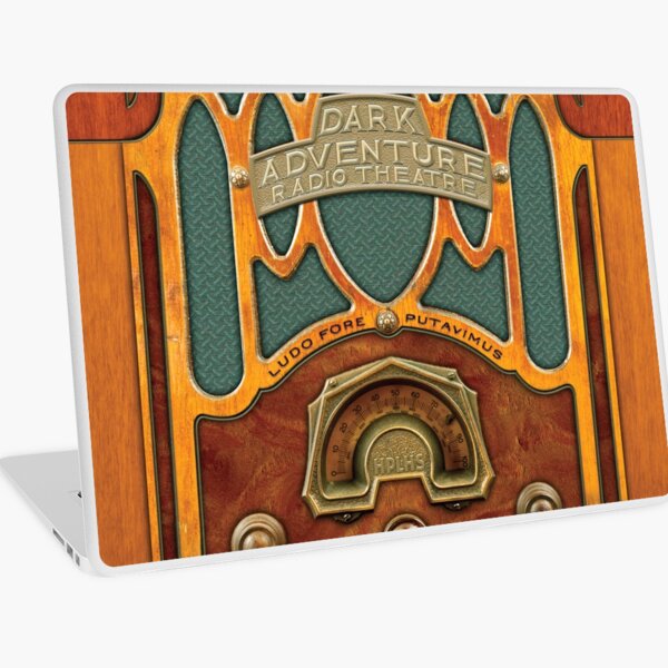 Dark Adventure Radio TheatreĀ® cabinet Laptop Skin