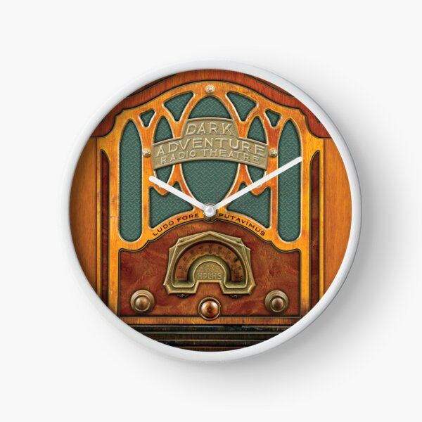 Dark Adventure Radio TheatreĀ® cabinet Clock