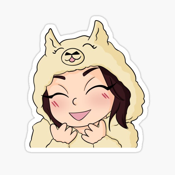 Lama Laugh Sticker
