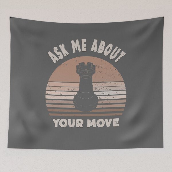 Item preview, Funny chess quote retro sunset shirt designed and sold by TipTopTapo.