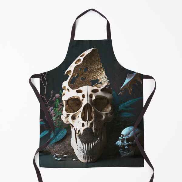 Item preview, Alien Skull with Plants, Poster designed and sold by SkullandKitten.