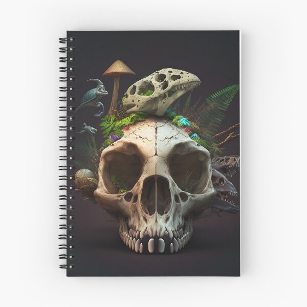 Item preview, Alien Fossil Skull, Poster designed and sold by SkullandKitten.