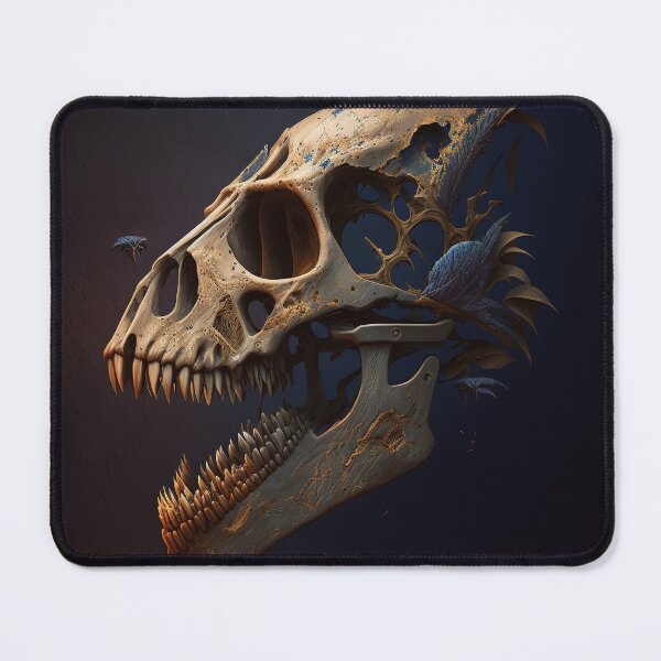 Item preview, Alien gold Skull, Poster designed and sold by SkullandKitten.