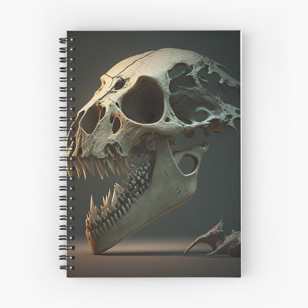Item preview, Alien Dino Skull, Poster designed and sold by SkullandKitten.