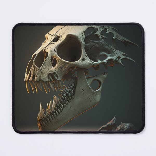 Item preview, Alien Dino Skull, Poster designed and sold by SkullandKitten.