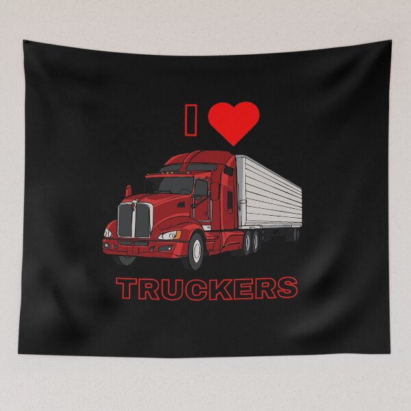 Item preview,  I LOVE TRUCKERS designed and sold by Bart-Designs.