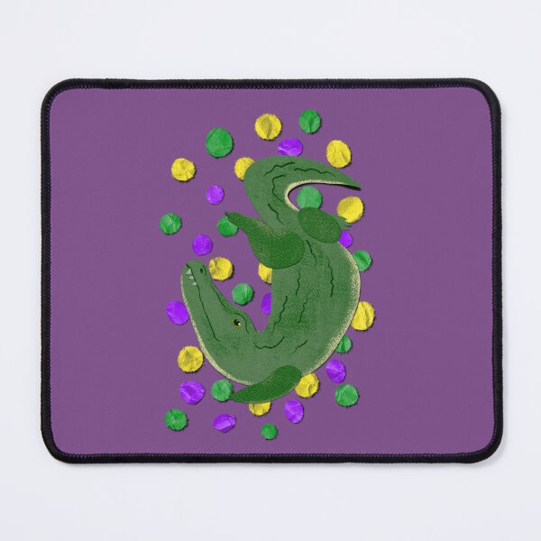 Item preview, Paper craft Mardi Gras gator  designed and sold by BlackSquirrelCC.