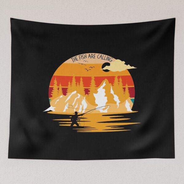 Item preview, The Fish are Calling Me - Fly Fishing designed and sold by It's On Backwards.