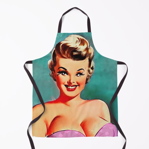 Item preview, Blond and Smiling Pinup Girl designed and sold by cutestpinups.