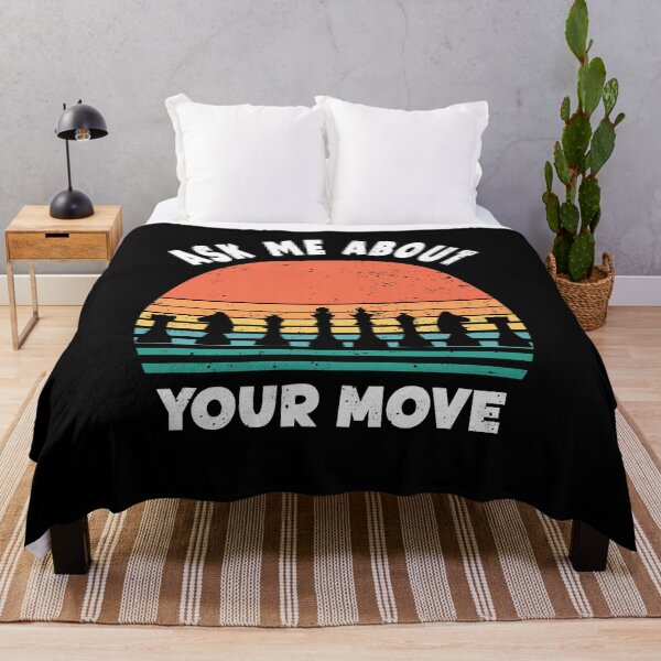 Item preview,  Fun chess quote retro sunset shirt designed and sold by TipTopTapo.