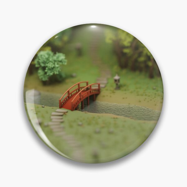 Item preview, Cute Japanese Bridge 3D lowpoly isometric designed and sold by Gravedrinker.