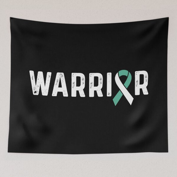 Item preview,  Cervical Cancer Awareness Ribbon Warrior designed and sold by CancerMerch.