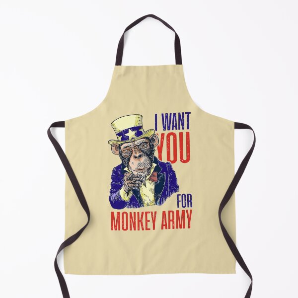 Item preview, Uncle Sam I Want You For Monkey Army US Vintage classic T-shirt designed and sold by WhatUW ✅ ⭐⭐⭐⭐⭐(153K).
