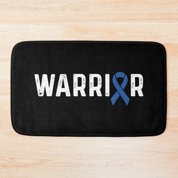 Item preview, Colorectal Cancer Awareness Blue Ribbon Warrior designed and sold by CancerMerch.