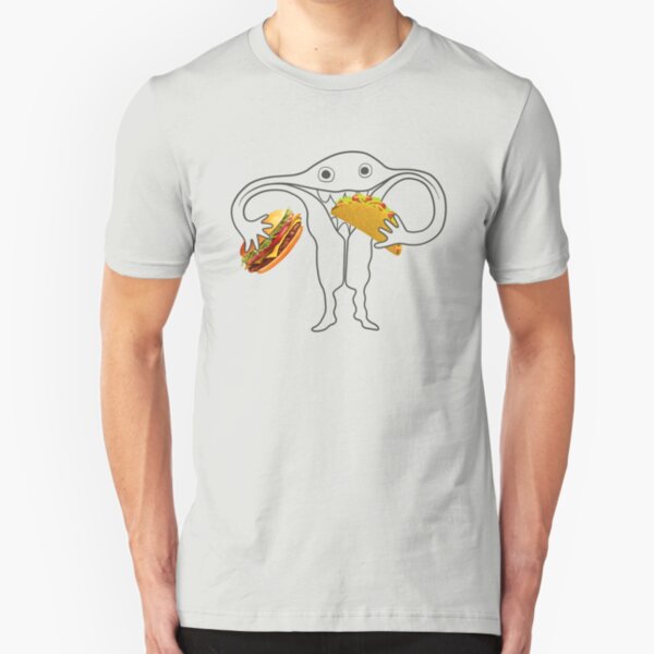 Hungry Uterus Understated Ute Slim Fit T-Shirt