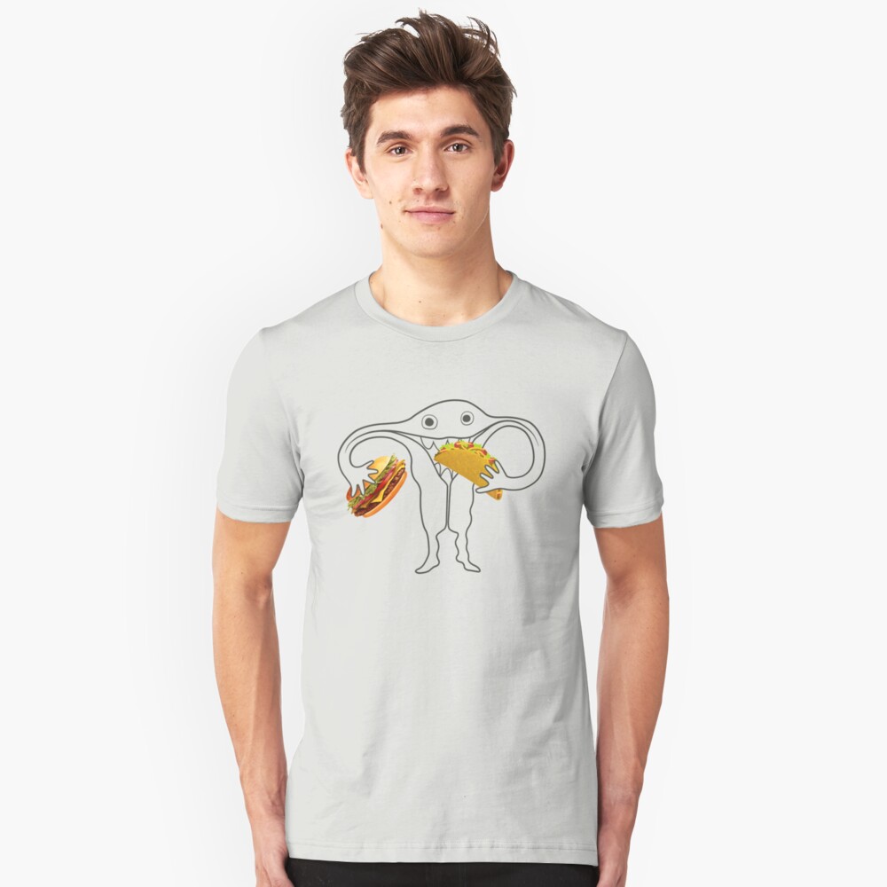 Hungry Uterus Understated Ute Slim Fit T-Shirt