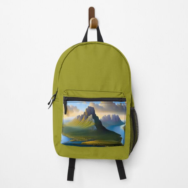Item preview, Fantasy Mountain Landscape - Drei Zinnen in the Dolomites designed and sold by DreamyEscapism.