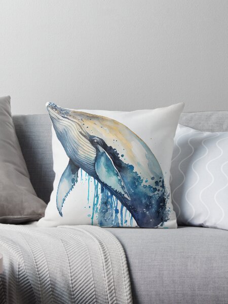 Artikel-Vorschau von Australischer Buckelwal - Aquarellfarbe, designt und verkauft von ABArtByAlexST.