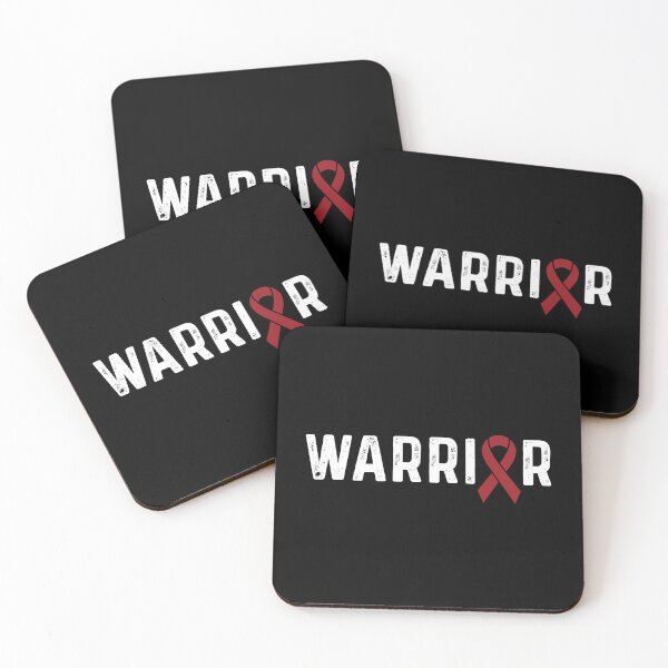 Item preview, Multiple Myeloma Awareness Burgundy Ribbon Warrior designed and sold by CancerMerch.