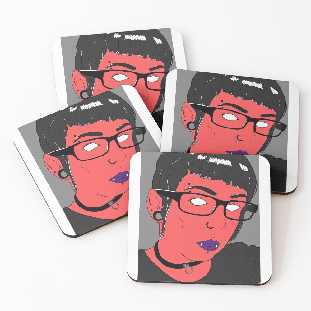 Item preview, Coasters (Set of 4) designed and sold by InkKountess.