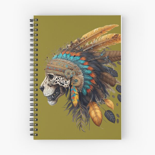 Item preview, Head of an Aztec Jaguar Warrior Skull Mexican Ancient Mythology designed and sold by CoyoteStudio.