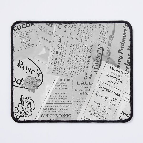 Item preview, Patent Medicine Advertisements Collage designed and sold by HauntedBay.