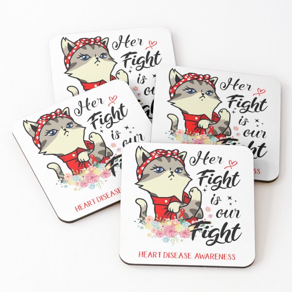 Item preview, Heart Disease Awareness - Her Fight is our Fight designed and sold by RekaJoJo.