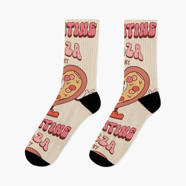 Artikelvorschau, Pizza ist mein Valentins-Retro-Herz – Anti-Valentinstag-Pizza-Liebhaber-Geschenk entworfen und verkauft von PUFFYP.