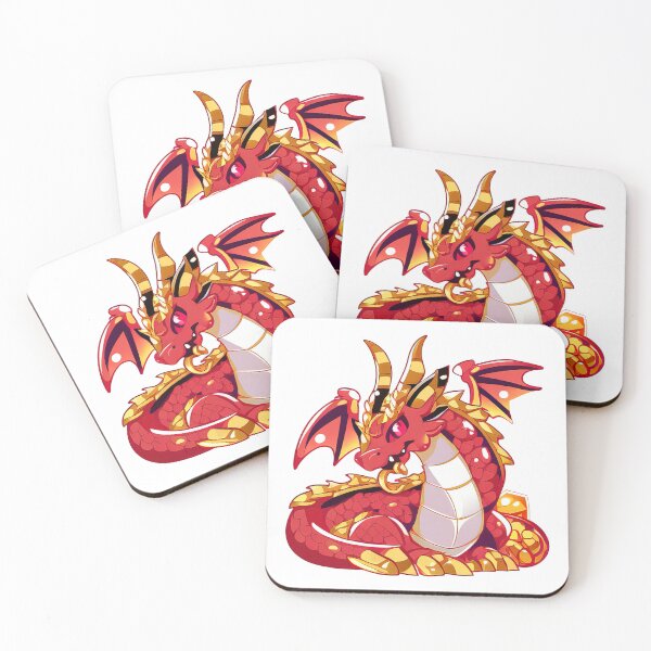 Item preview, Red is My Color of Magic — Cute Red Dragon designed and sold by CasualCommander.