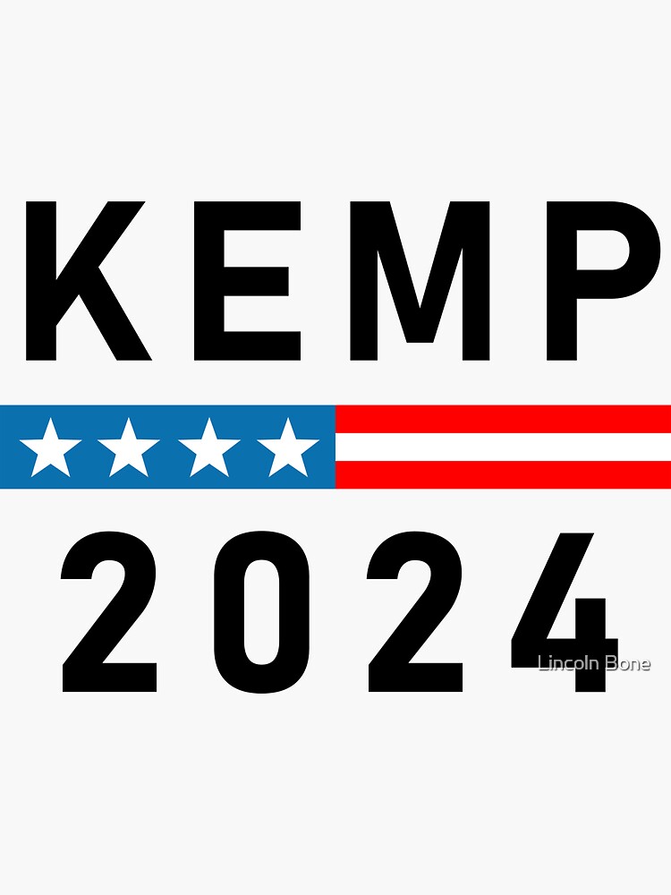 "Vote Brian Kemp 2024 Elect Kemp 2024" Sticker for Sale by lincolnbone