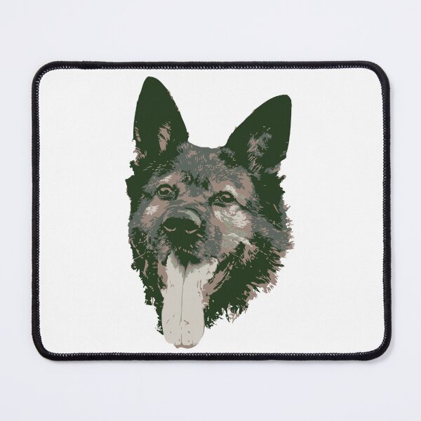 Item preview, German Shepherd Face - Olive Military Green designed and sold by Abbysinthe.