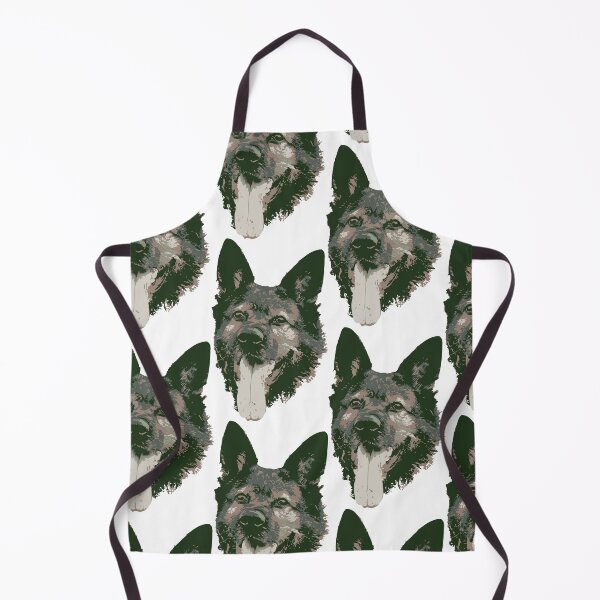 Item preview, German Shepherd Face - Olive Military Green designed and sold by Abbysinthe.